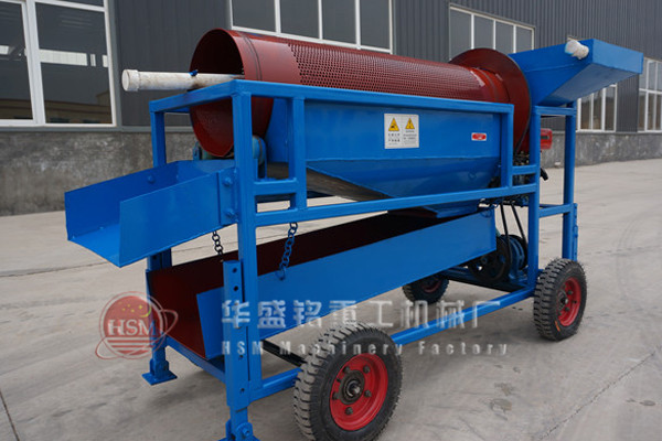 全自動(dòng)大型滾筒篩沙機(jī)的工藝流程